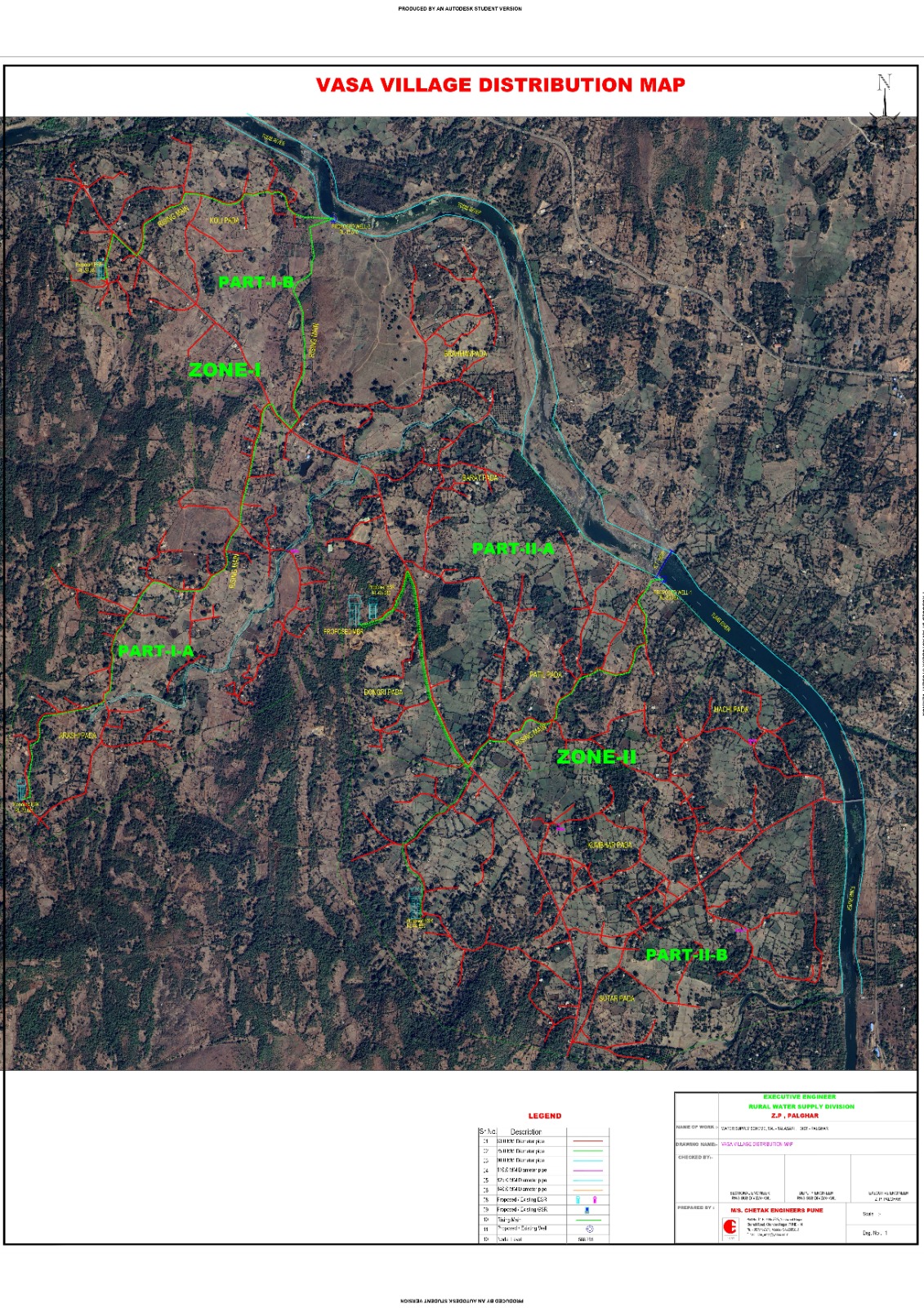 Irrigation project map India